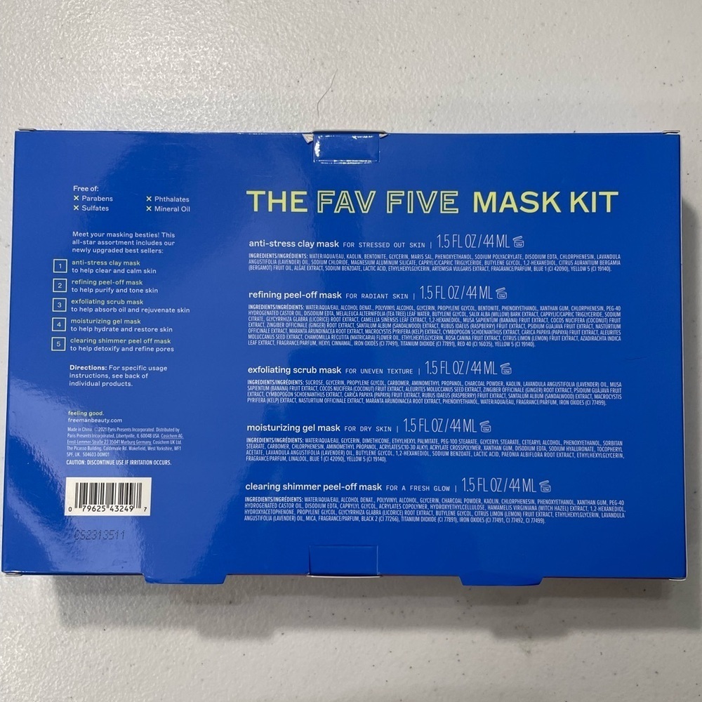 The Fav Five Mask Kit - Multi-Color - Picture 4 of 6
